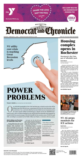 Cover of Democrat and Chronicle