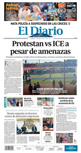 Cover of El Diario de El Paso