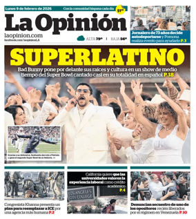 Cover of La Opinion