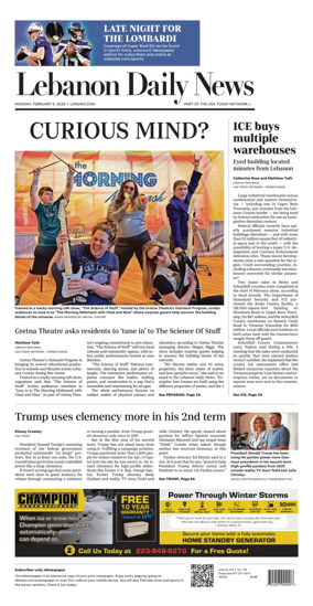 Cover of Lebanon Daily News