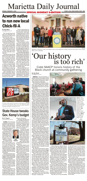 Cover of Marietta Daily Journal