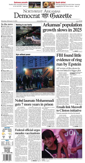 Cover of Northwest Arkansas Democrat-Gazette