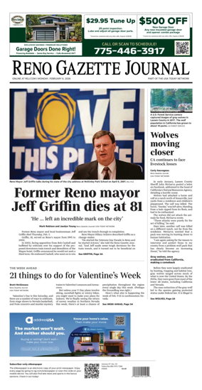 Cover of Reno Gazette Journal