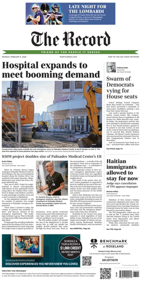 Cover of The Bergen Record