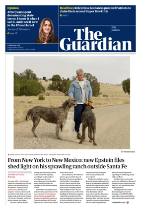 Cover of The Guardian (USA)
