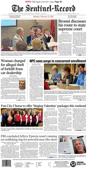 Cover of The Sentinel-Record