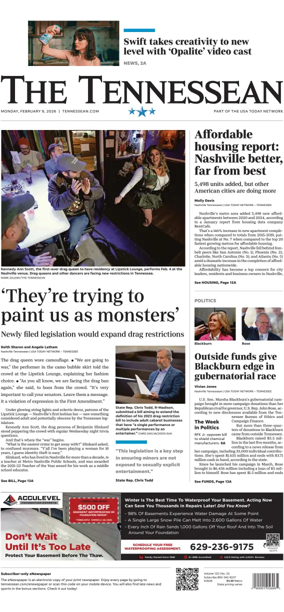 Cover of The Tennessean