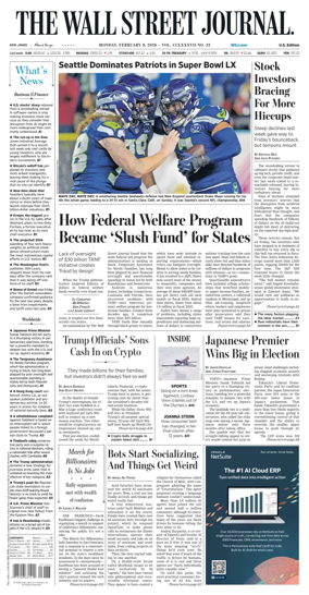 Cover of The Wall Street Journal