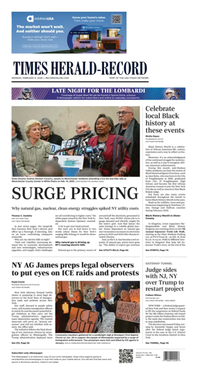 Cover of Times Herald-Record