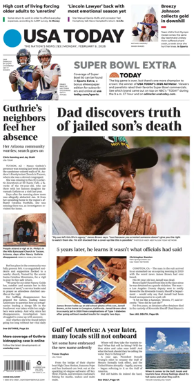 Cover of USA TODAY US Edition