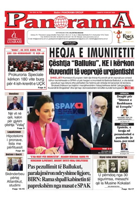 Cover of Panorama (Albania)