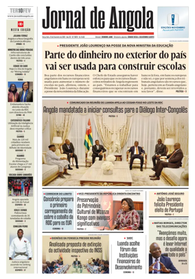 Cover of Jornal de Angola