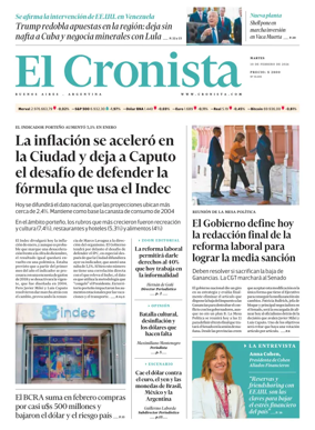 Cover of El Cronista