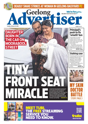 Cover of Geelong Advertiser