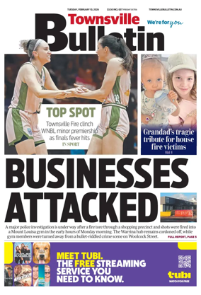 Cover of Townsville Bulletin