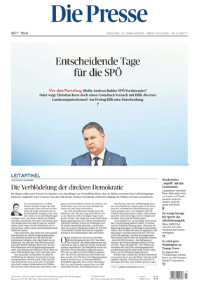 Cover of Die Presse