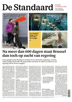 Cover of De Standaard