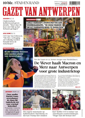 Cover of Gazet van Antwerpen Stad en Rand