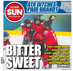 Cover of Calgary Sun
