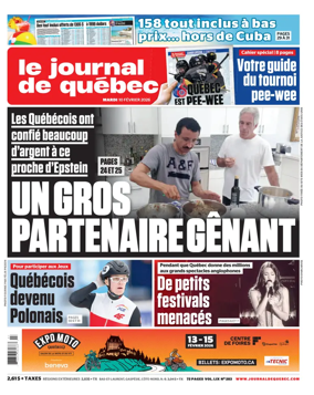 Cover of Le Journal de Quebec