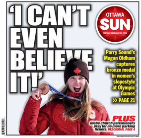 Cover of Ottawa Sun