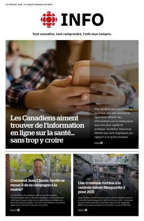 Cover of Radio-Canada Info