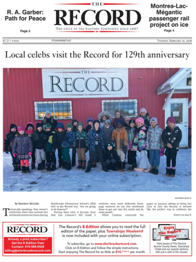 Cover of Sherbrooke Record