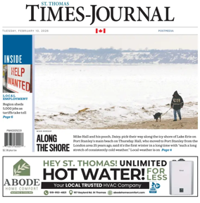 Cover of St. Thomas Times-Journal