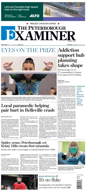 Cover of The Peterborough Examiner