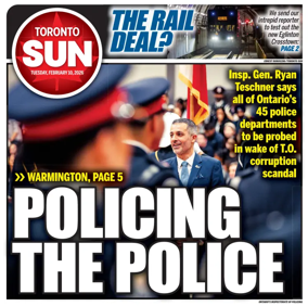 Cover of Toronto Sun