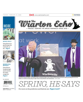 Cover of Wiarton Echo