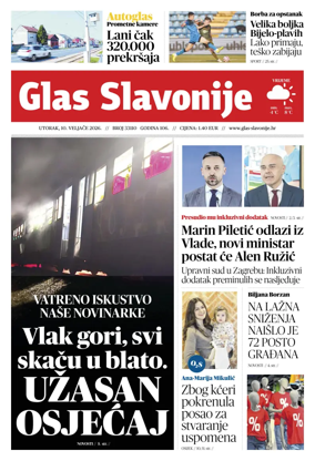 Cover of Glas Slavonije