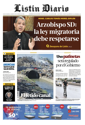 Cover of Listin Diario