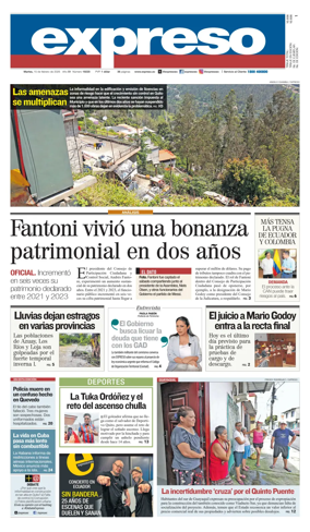 Cover of Diario Expreso