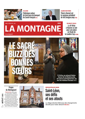 Cover of La Montagne (Vichy)