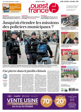 Cover of Ouest France (Caen - Bayeux - Falaise - Vire)