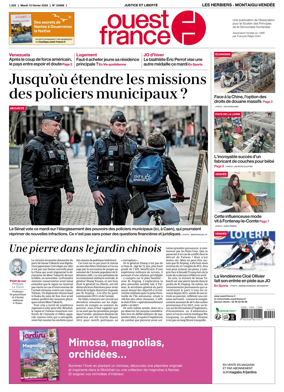 Cover of Ouest France (Les Herbiers / Montaigu)