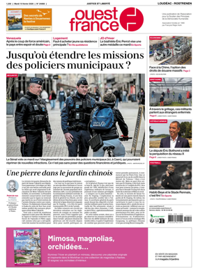 Cover of Ouest France (Loudeac / Rostrenen)