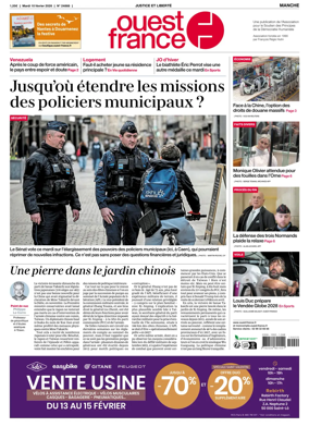 Cover of Ouest France (Manche)