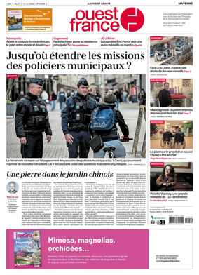 Cover of Ouest France (Mayenne)