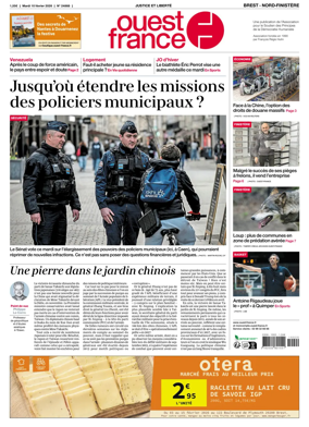 Cover of Ouest France (Nord-Finistere)