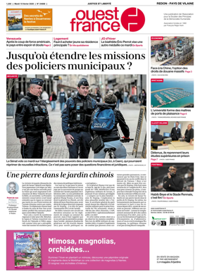Cover of Ouest France (Redon / Pays de Vilaine)