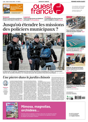 Cover of Ouest-France (Rennes Nord-Ouest)