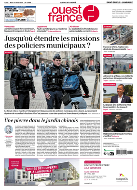 Cover of Ouest-France (Saint-Brieuc Lamballe)