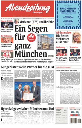 Cover of Abendzeitung Munchen