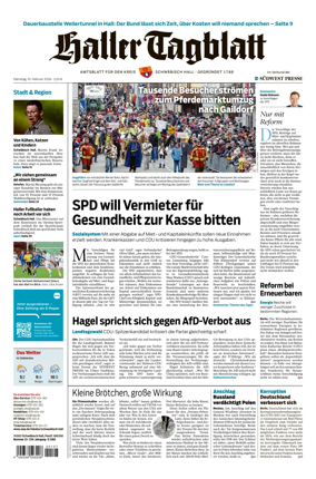 Cover of Haller Tagblatt