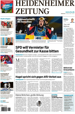 Cover of Heidenheimer Zeitung