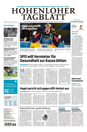 Cover of Hohenloher Tagblatt