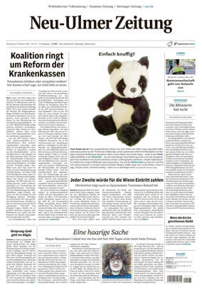 Cover of Neu-Ulmer Zeitung