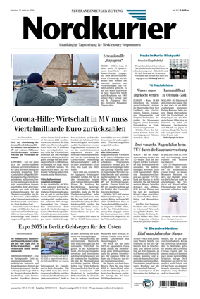 Cover of Neubrandenburger Zeitung